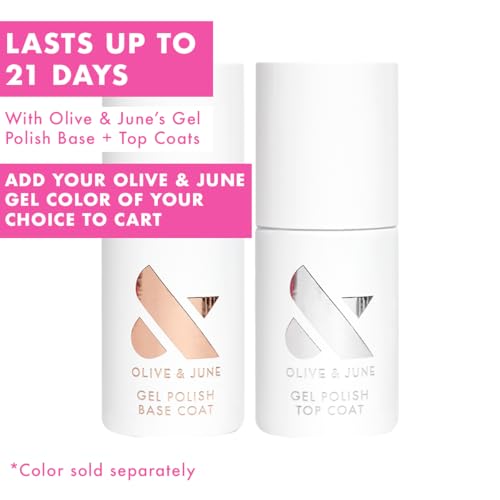 Olive & June Gel Polish Starter Kit with LED Lamp & Manicure Tools