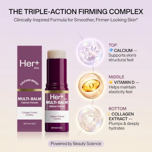 Her+ Anti-Wrinkle Calcium Balm Stick | Eye & Face Moisturizer