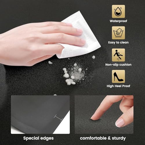 Crablux Anti Fatigue Salon Mat 35.8x27.9 Barber Floor Mat