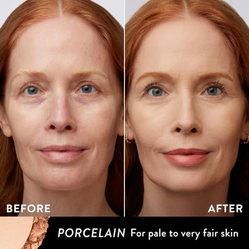 Laura Geller Baked Double Take Powder Foundation - Full Coverage, Matte, Sensitive Skin, Porcelain