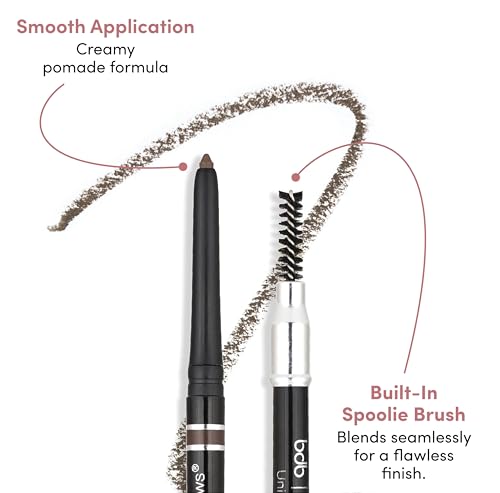 Universal Eyebrow Pencil with Spoolie – Waterproof Matte