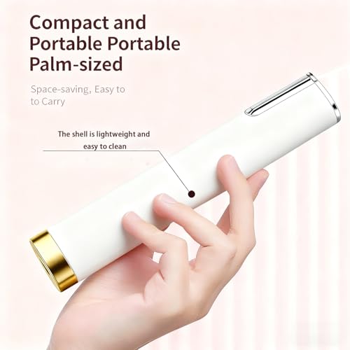 Sonic Dermaplane Razor for Women - Facial Hair Remover & Exfoliator with LED Light