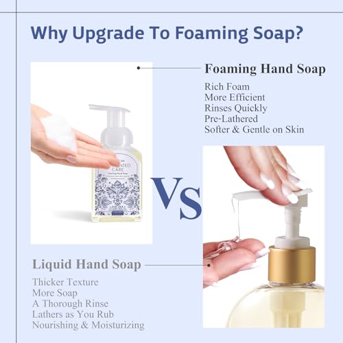 ROMIIE ZOI Foaming Hand Soap Refill Gift Set ? Unscented ? 3 Pack (1000ML Each) with Dispenser ? Pure & Neutral, Gentle & Frangrance Free Formula ? Bulk Refill Bottles for Bathroom & Kitchen Use