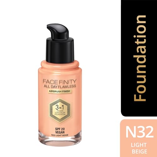 Max Factor Facefinity All Day Flawless 3 In 1 Foundation SPF 20, No. 30 Porcelain