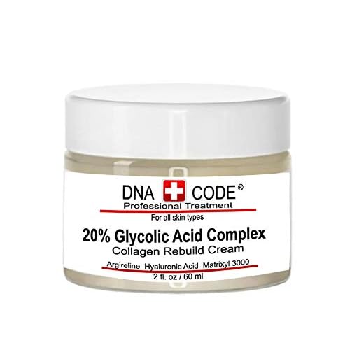 Anti-Aging 20% Glycolic Acid Complex Collagen Reubild Cream w/Argireline,Matrixyl 3000, CoQ10