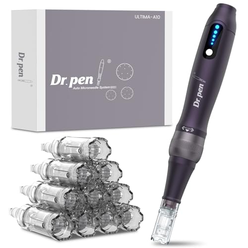 AUSGOOD Dr Pen A10 Microneedling Pen for Home Use - 0.25mm, Travel Friendly