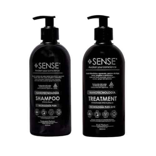 Nanotech Plex Repair Shampoo & Conditioner Set ? Bond Restoration with Hyaluronic Acid, Coconut, Ginger & Q10 ? 2 x 500 ml