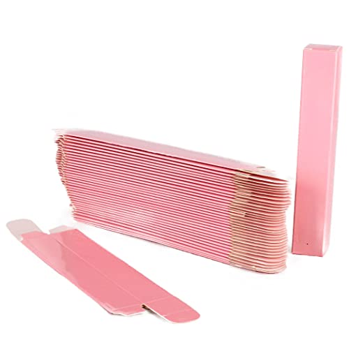 Pink Kraft Paper Box 22x22x137mm - 50 Pcs Lip Gloss Packaging