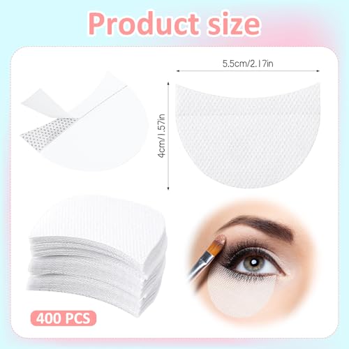 400pc Lint-Free Eyeshadow Shield Pads for Lash Extensions