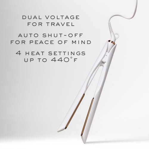 Kristin Ess Titanium Hair Straightener Curler - 1.25" Flat Iron, 440°F
