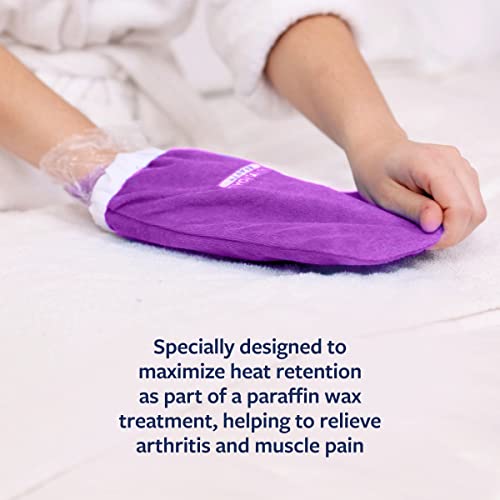 Paraffin Wax Mitts and Booties Set - Insulated Terry Cloth Spa Gloves