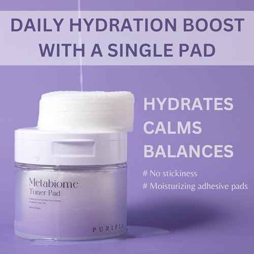 Metabiome Korean Toner Pads for Clear face Skin Care Soothing exfoliating Cotton Tea Tree Toning pad Sheet mask Blemish brightening Dry Facial Vitamin c Collagen