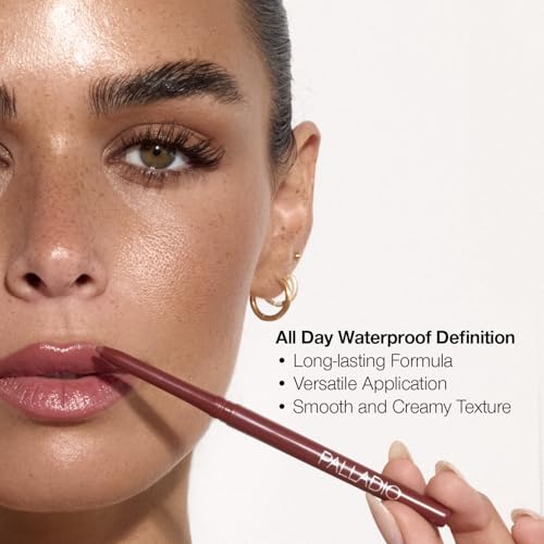 Palladio Retractable Waterproof Lip Liner in Coffee