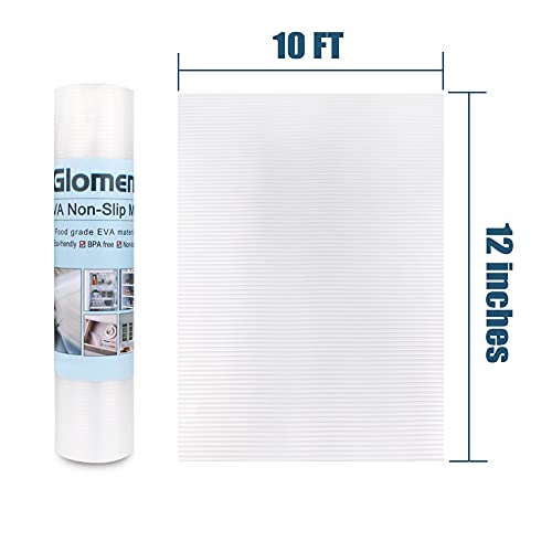 Shelf Liner, Non-Slip Cabinet Liner, Washable Oil-Proof for Kitchen Cabinet, Shelves, Refrigerator, Storage, Desks, 22 Inches x 20 FT, Non Adhesive Drawers Liner… (22 Inches x 20 FT, Thickened)