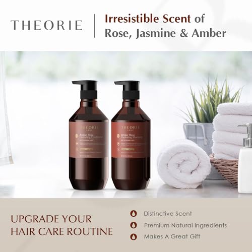 THEORIE Hydrating Shampoo & Conditioner Set - 800ML with Jasmine Fragrance for All Hair Types