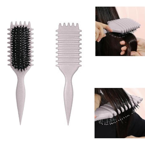 Curl Defining Brush for Curly Hair – Boar Bristle