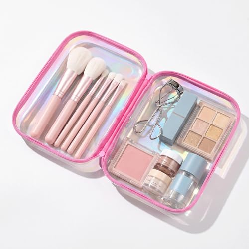 Clear Makeup Bag Toiletry Organizer - 2pcs Waterproof Travel Set
