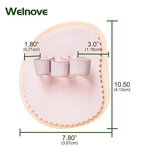 Welnove Hammer Toe Straightener Pads - 2 Pack for Mallet & Claw Toes
