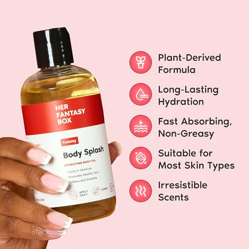 Her Fantasy Box Yummy Body Splash Oil – Hydrating Moisturizer
