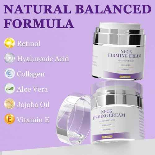 Retinol Cream for Face, Neck Creams for Tightening and Firming, Anti Aging Face Moisturizer for Face, Day & Night Moisturizing with Collagen, Hyaluronic Acid for Sagging Skin, Wrinkle, 1.7 Fl OZ
