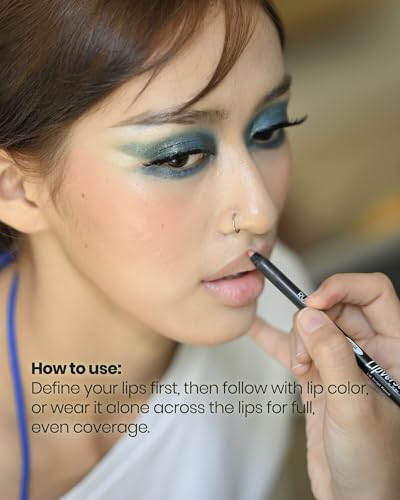 RUBY VIBE CO Lip Liner Pencil - Cocoa, Long-Wearing & Smudge-Resistant