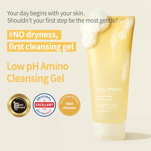 CELLUMARU Low pH Amino Cleansing Gel 210ml for Sensitive Skin