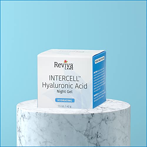 Reviva Labs Intercell Night Gel with Hyaluronic Acid, 1.25 Ounce