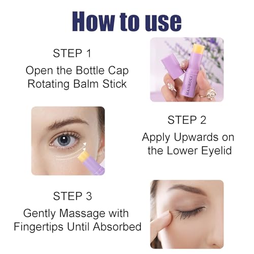 Hydrating Under Eye Balm Stick - Dark Circles & Puffiness (3 Pack)