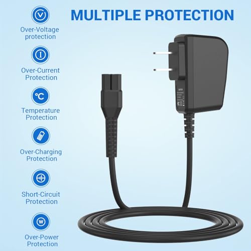 4.3V Charger Compatible with Philips Norelco One Blade Old Model A00390 QP2520 MG3740 QP2521 QP2522 QP2515 MG5700 MG3720 Electric Shaver Replacement Power Cord