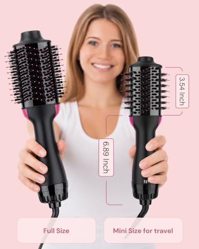 Aopant Mini Hair Dryer Brush 900W Dual Voltage Travel