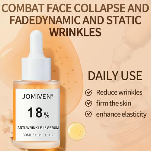 Anti-Wrinkle 18% Active Serum ? 10% Pro-Xylane, 1% Retinol, 5% Squalane & 2% Peptide Complex for Firming, Fine Line Smoothing, and Skin Barrier Repair