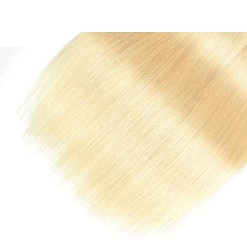 12A Human Hair Bundles 613 Blonde 18 20 22 Inch 3 Straight Bundles Human Hair Unprocessed Brazilian Remy Virgin Hair Extensions Raw Quick Weave Sew In Glossy Hair Bundles