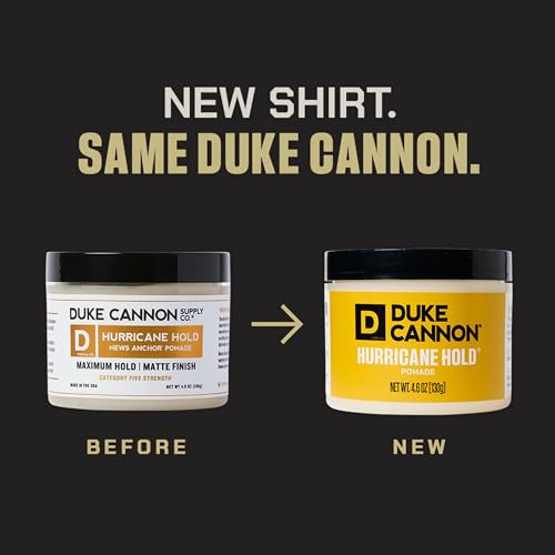 Duke Cannon Hurricane Hold Pomade – 4.6 oz Extra Strong