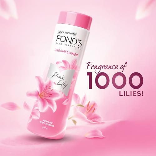Pond's Dream Flower Talcum Powder 80g Pink Lily