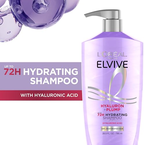 L'Oreal Paris Elvive Hyaluron Plump Hydrating Shampoo 26.5 Fl Oz
