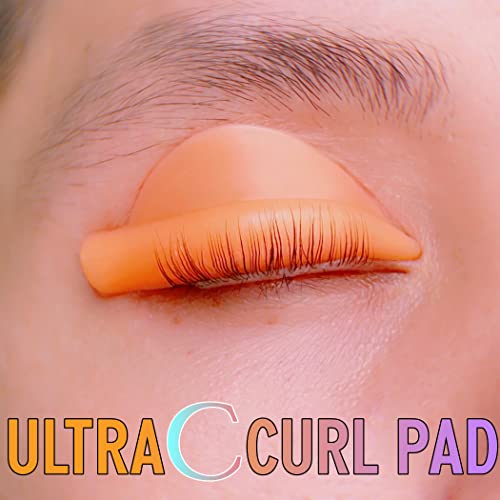 Lash Lift Lamination Pad, Rapid 5 Minute Eyelash Lifting Shields Make Eyes Voluminous Flexible C curl Pads 5 sizes Extreme Perm Rod More Than 100 Applications