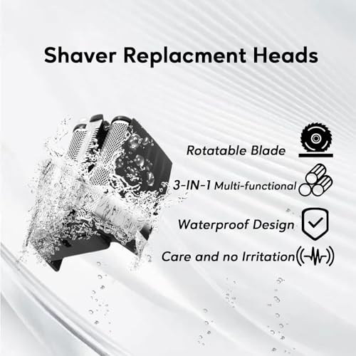 Replacement Shaver Foil Compatible with Remington Electric Shaver TITANIUM-X Flex & Pivot Foil and Cutter for F5800 & F7800, Replacement Heads Fit for Remington F4900, F5800 and F7800 (1 Pcs)