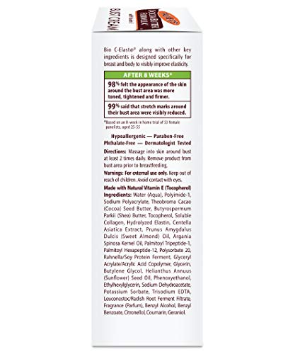 Palmer's Bust Cream for Pregnancy & Stretch Marks (4.4 Oz, 3-Pack)