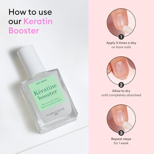Manucurist Keratine Booster Plant-Based Nail Strengthener & Hardener