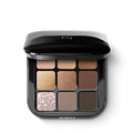 Kiko Milano Glamour Multi Finish Eyeshadow Palette - 9 Color Matte, Metallic, Sparkly Shades for Trendy Looks