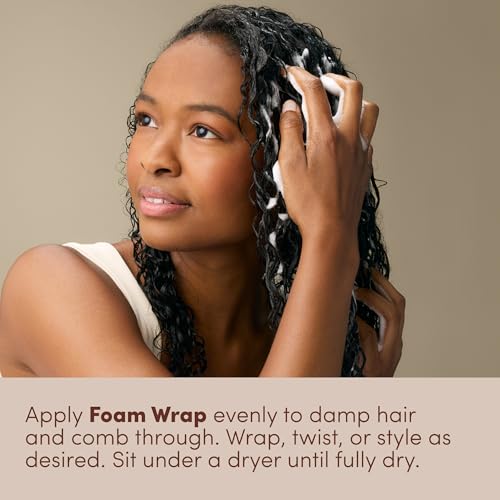 Mizani Foam Wrap Curly Hair Styling Mousse - Hydrating Anti-Frizz Hair Foam