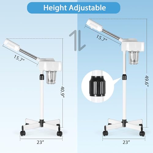 Nova Ionic Ozone Facial Steamer with Stand & Wheels