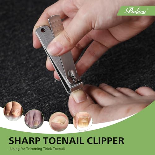 Heavy Duty Nail Clippers for Thick Toenails - Stainless Steel Trimmers