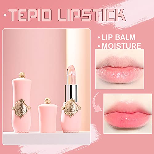 BestLand Flower Jelly Lipstick Set 6 Colors - Temperature Change