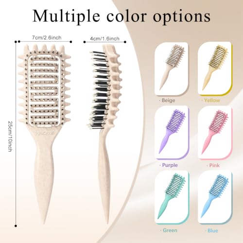 Yingbtr Curl Defining Detangling Hair Brush for Curly & Wavy Hair