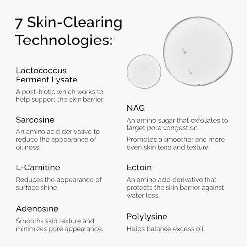 The Ordinary Balancing & Clarifying Serum, Multi-Active Solution for Oil Control and Pore Refinement, 1 Fl Oz