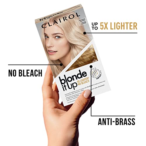 Clairol Blonde It Up Permanent Hair Dye, Platinum Blonde Hair Color, Pack of 2
