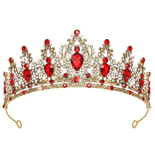 JITINX Crystal Tiara Crown for Women - Bridal & Party Accessory