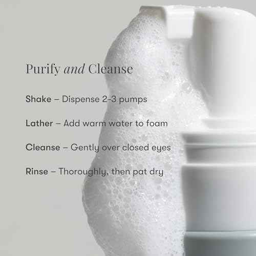 Daily Practice Dr. B Purifying Foam Cleanser - Gentle Eyelid Cleanser & Eyelash Wash for Sensitive & Dry Eyes, Blepharitis Treatment - Ophthalmologist-Created, Paraben/Phthalate/SLS-Free - 2.7 fl oz