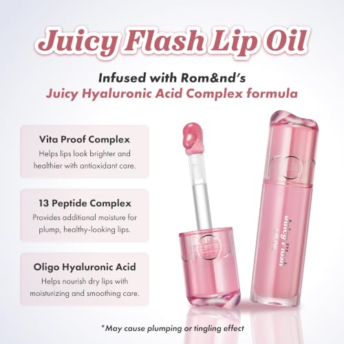 rom&nd Juicy Flash Lip Oil 02 Berry Up - Hydrating Shine